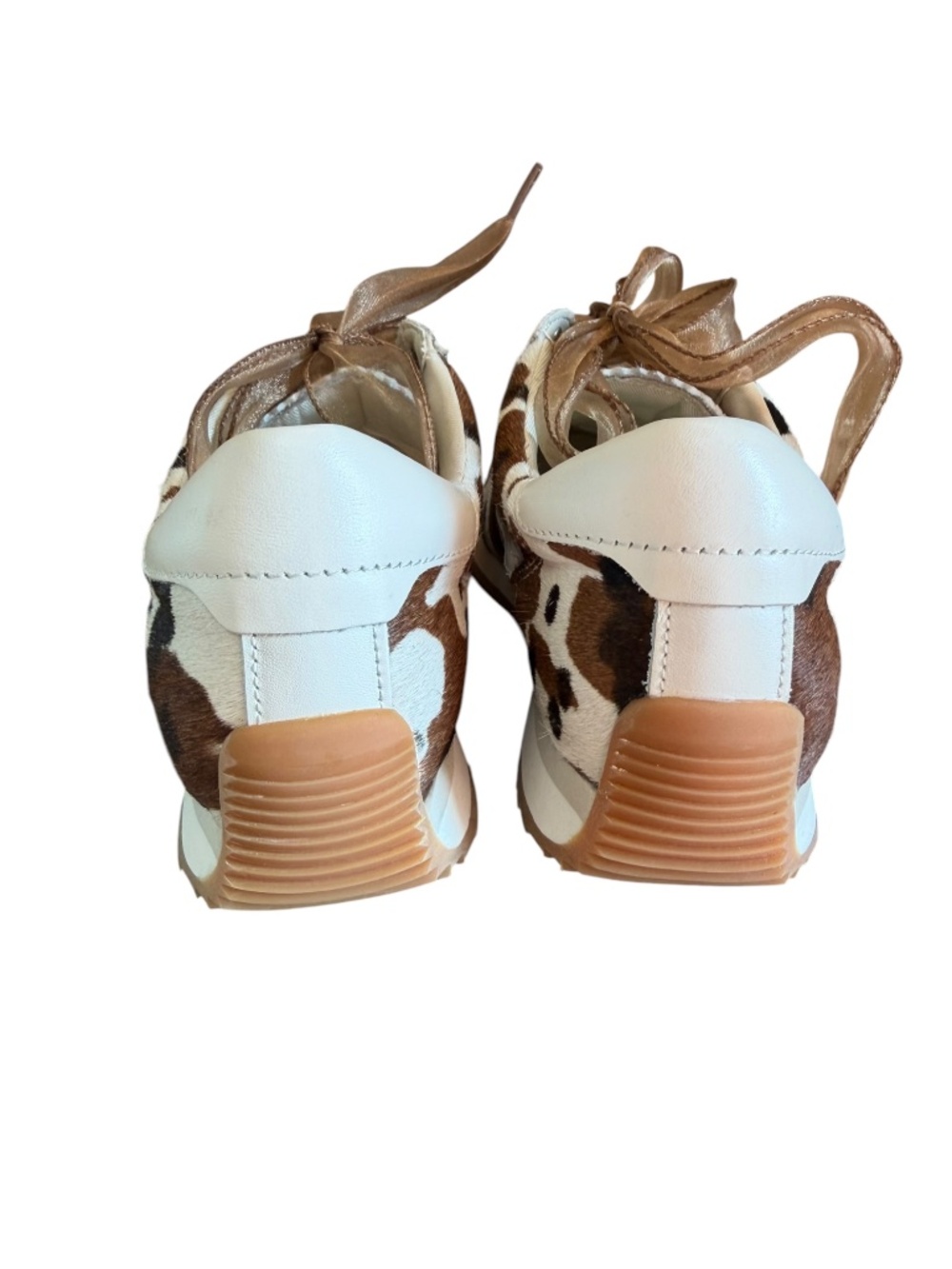 Dolce Vita B.NTCD Cow Print Haircalf Retro Jogger Sneakers Size 8 NWOB - Picture 6 of 11